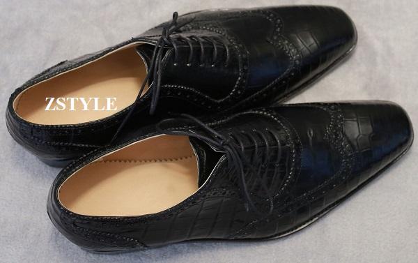 Nên đi giày da cá sấu màu đen hay không?Thời trang nam giới